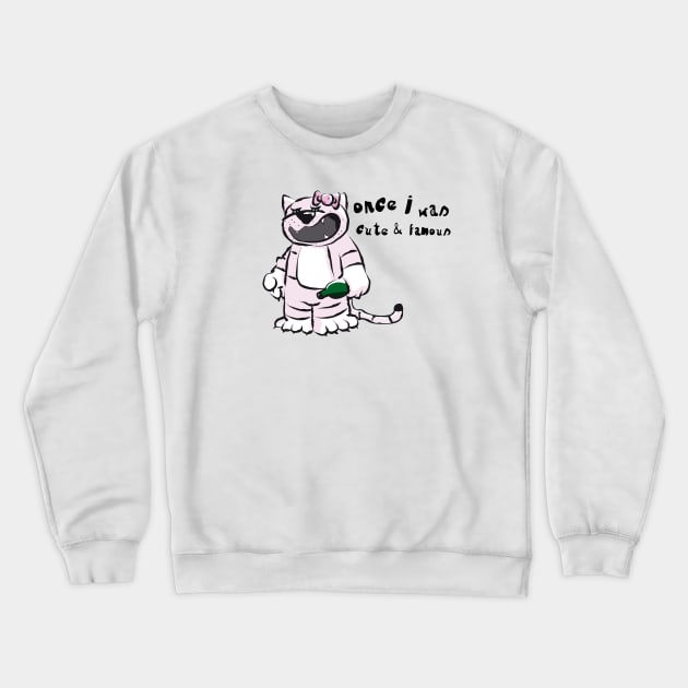 Infamous Cat Crewneck Sweatshirt by schlag.art